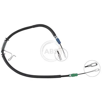 Lujoso Cable de accionamiento, freno de estacionamiento A.B.S. K10092